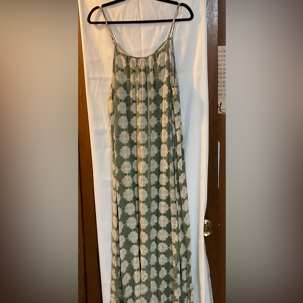 Merona plus size woman’s spaghetti straps very long maxi dress